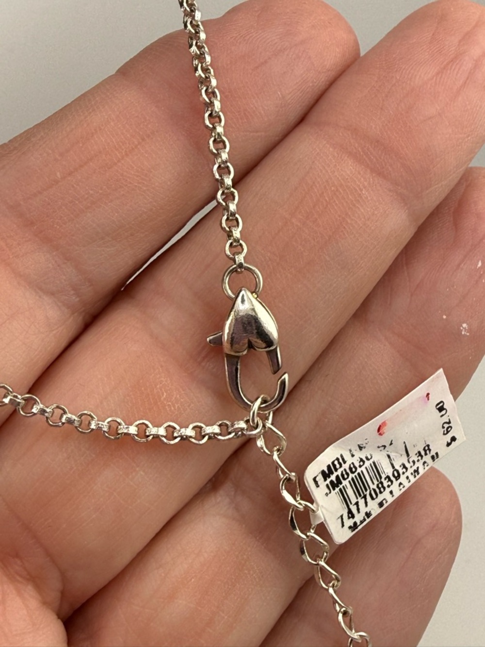 Brighton Best Mom Ever Necklace Silver Tone Engraved Dog Tag Pendant Gift Chain - Picture 3 of 5